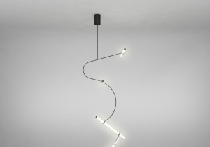 lighting: 4.FABRICATED WITH LED – ILLUMINATED ACRYLIC TUBES AND HELD TOGETHER BY BRASS RODS AND CONNECTED WITH THREADED BRASS RINGS | ARCHONTIKIS - NAAMA HOFMAN